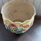 Earthenware cache-pot from the early 20th century.