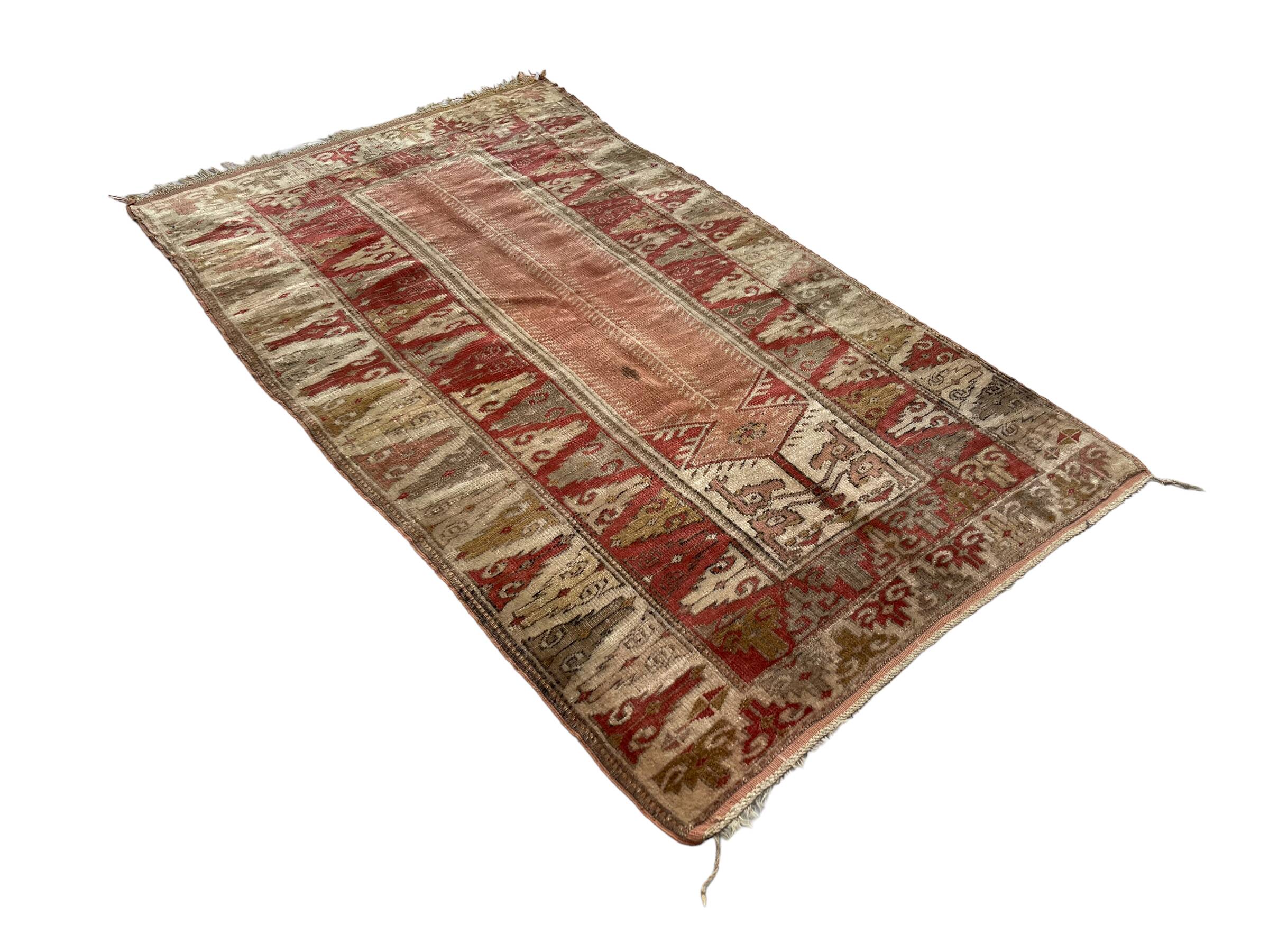 Vintage Turkish Milas  Rug  , 174 X 104 cm
