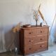 Vintage rattan chest of drawers