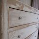 Chest of drawers white patina