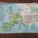 Old big map Hatier: The European community. 154 x 115 cm.