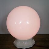 Glass globe lamp