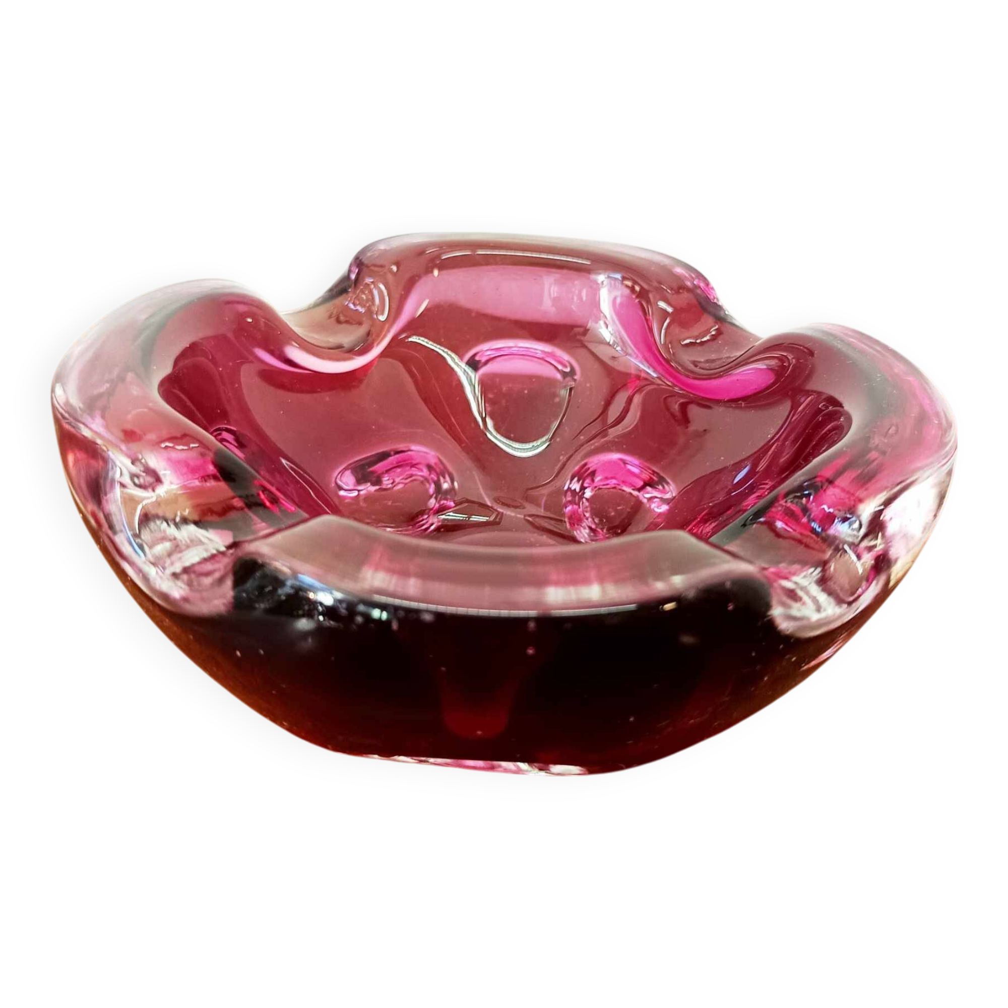 Murano glass designer ashtray