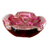Cendrier design verre Murano