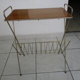 Vintage magazine rack table