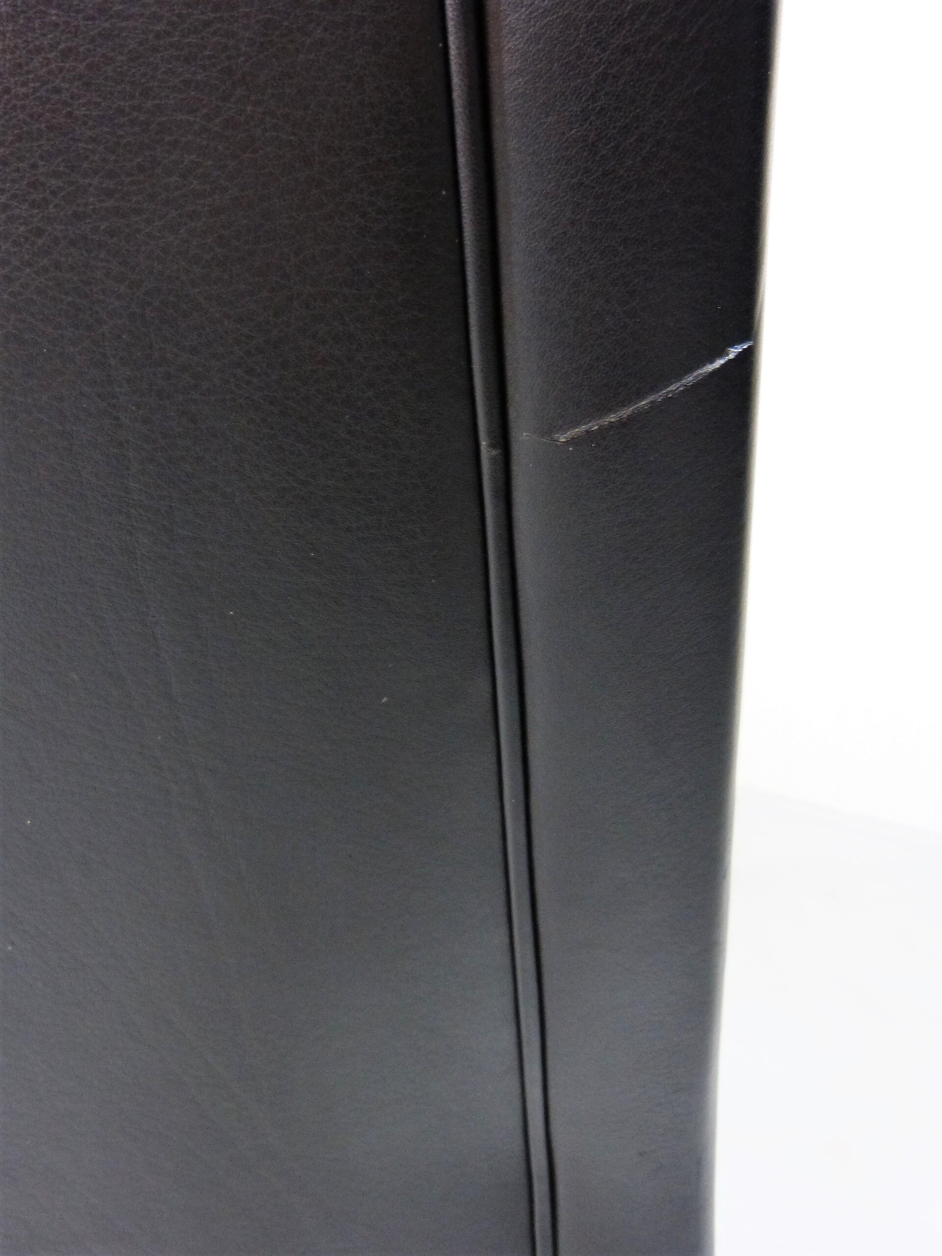 Black leather sofa by Børge Mogensen for Fredericia, Denmark