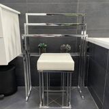 Chrome Seat & Towel Holder Set