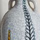 Soliflore bottle vase in fine earthenware boch frères la louvière-keramis early 20th century