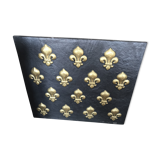 Wooden Woodplate in Fonte decoration Lys