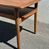 Bramin denmark coffee table, scandinavian teak design from the 60s