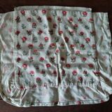 Vintage cushion cover floral cotton fabric 60 x 65 cm