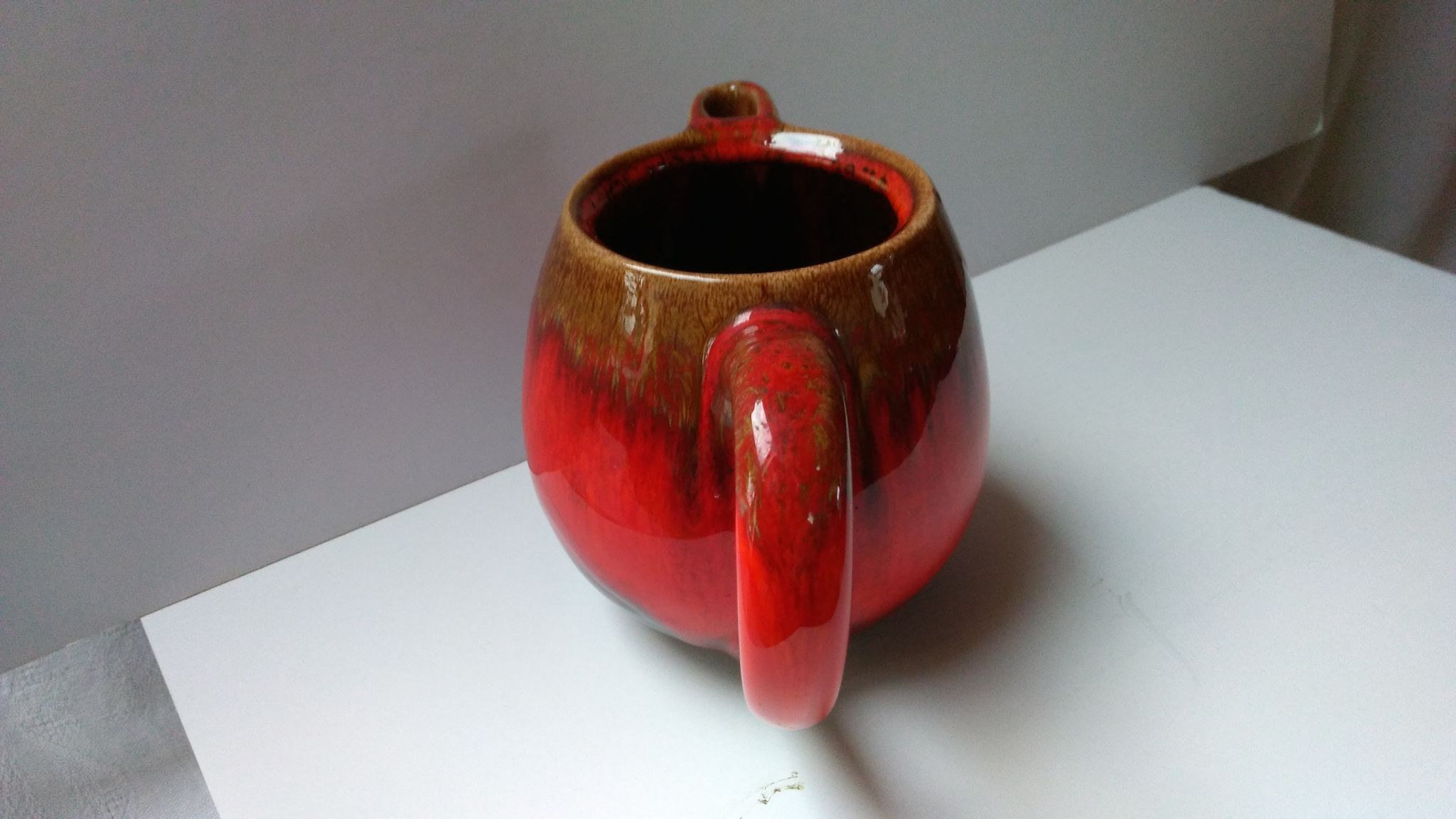 Pichet céramique flambée