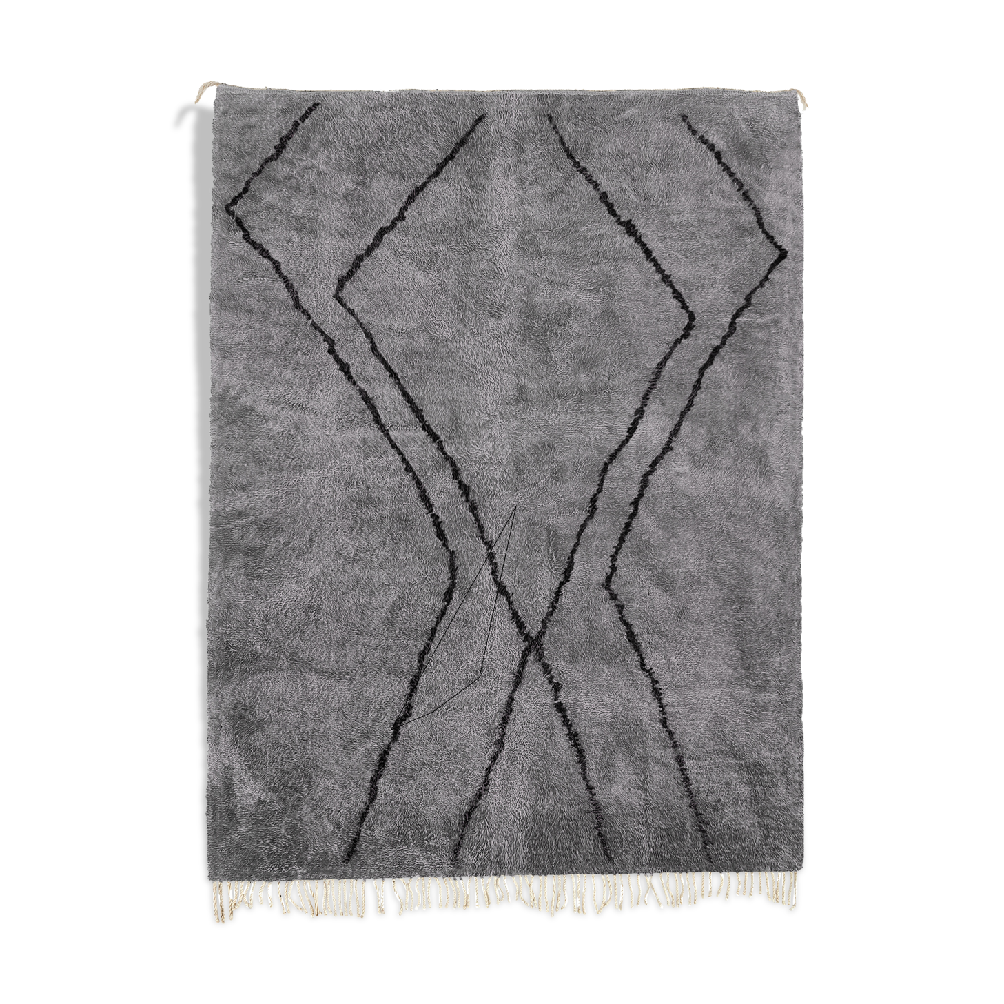 Tapis marocain moderne gris 300x200cm