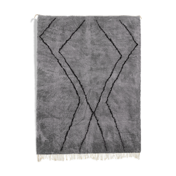Tapis marocain moderne gris 300x200cm
