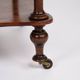 Etagere/shelf with 3 shelves - mahogany - turned columns - wheels - 19th century
