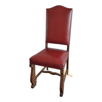 Cheltenham vintage leather dining chair,