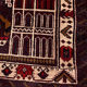 Afghan carpet Baluch vintage 140x86cm