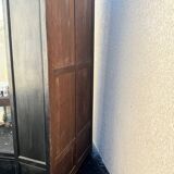 Large Napoleon 3 display case in blackened wood