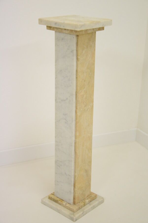 Cream marble table