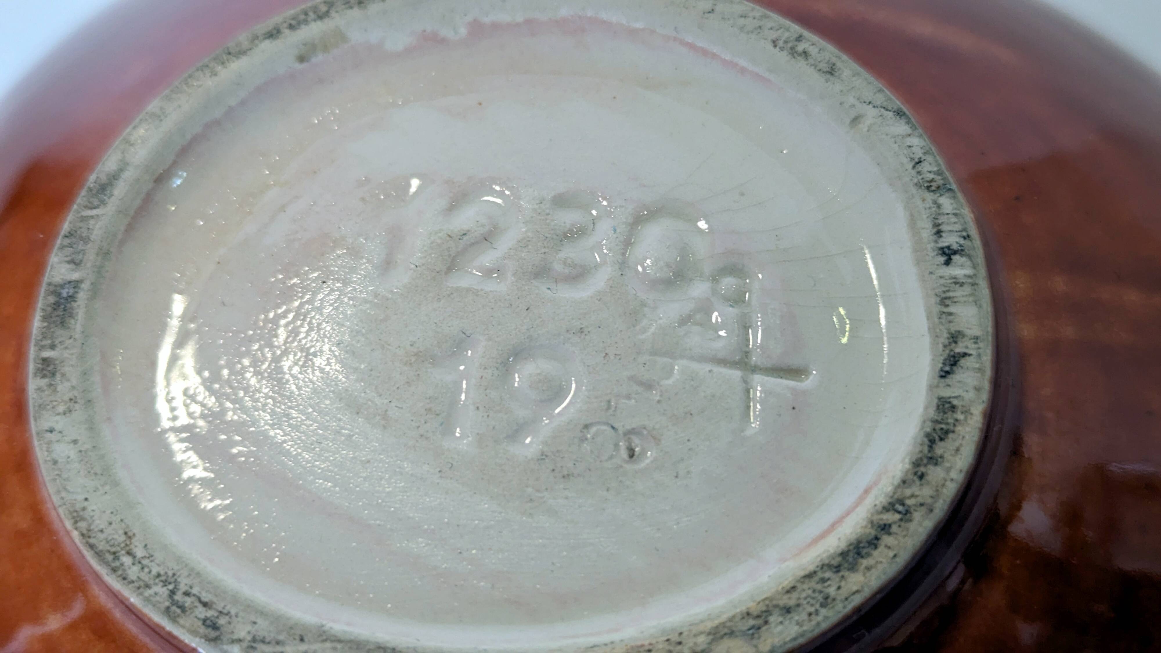 German glazed ceramic bowl db Höhr for Dümler & Breiden.