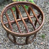 Set of 2 vintage rattan eggs