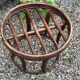 Set of 2 vintage rattan eggs