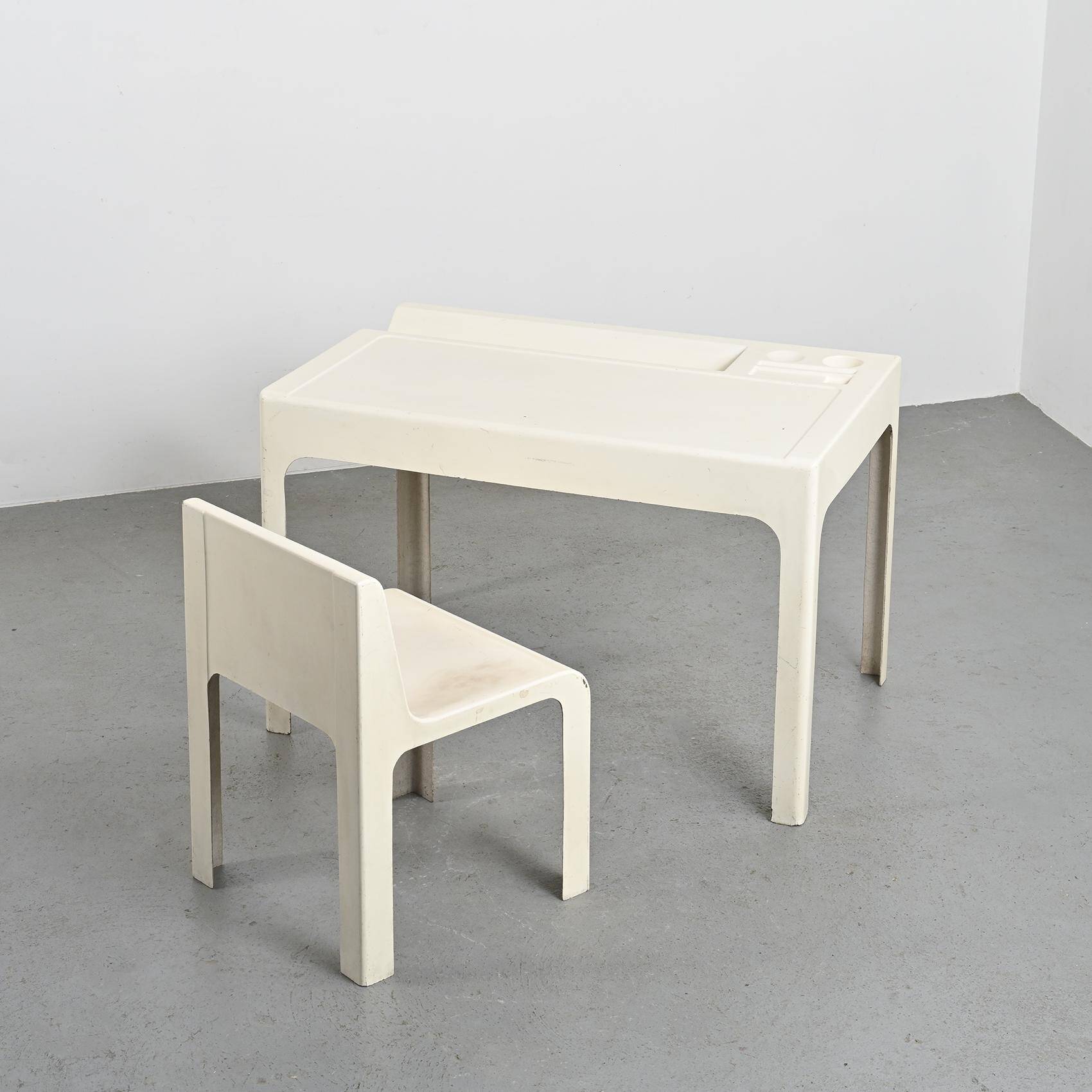 Ozoo Desk and Chair, Marc Berthier, DAN for Roche Bobois, 1967
