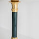 A set of two column lamps in hollywood regency style