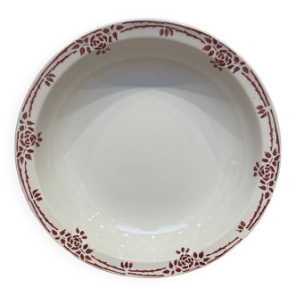 Hollow serving dish from Onnaing earthenware factory