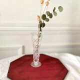 Small vintage crystal soliflore vase