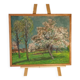 Peinture ancienne signée René Bellanger