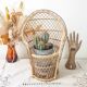 Fauteuil miniature Emmanuelle en rotin