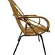 Vintage rattan armchair Rohé Noordwolde