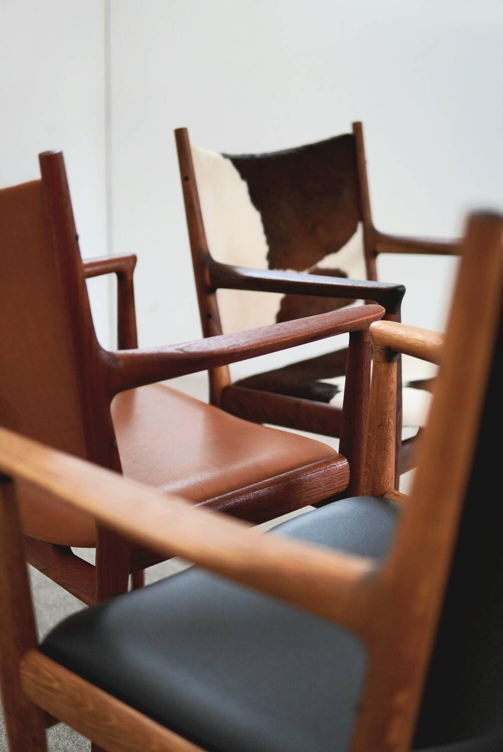 Fauteuil JH513 par HJ Wegner pour Johannes Andersen