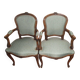 Fauteuils cabriolets style Louis XV