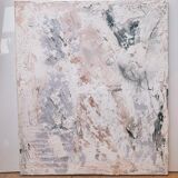 Mini roche - modern abstract art canvas, high texture, 60 x 80cm