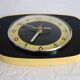 Jaz clock vintage yellow formica