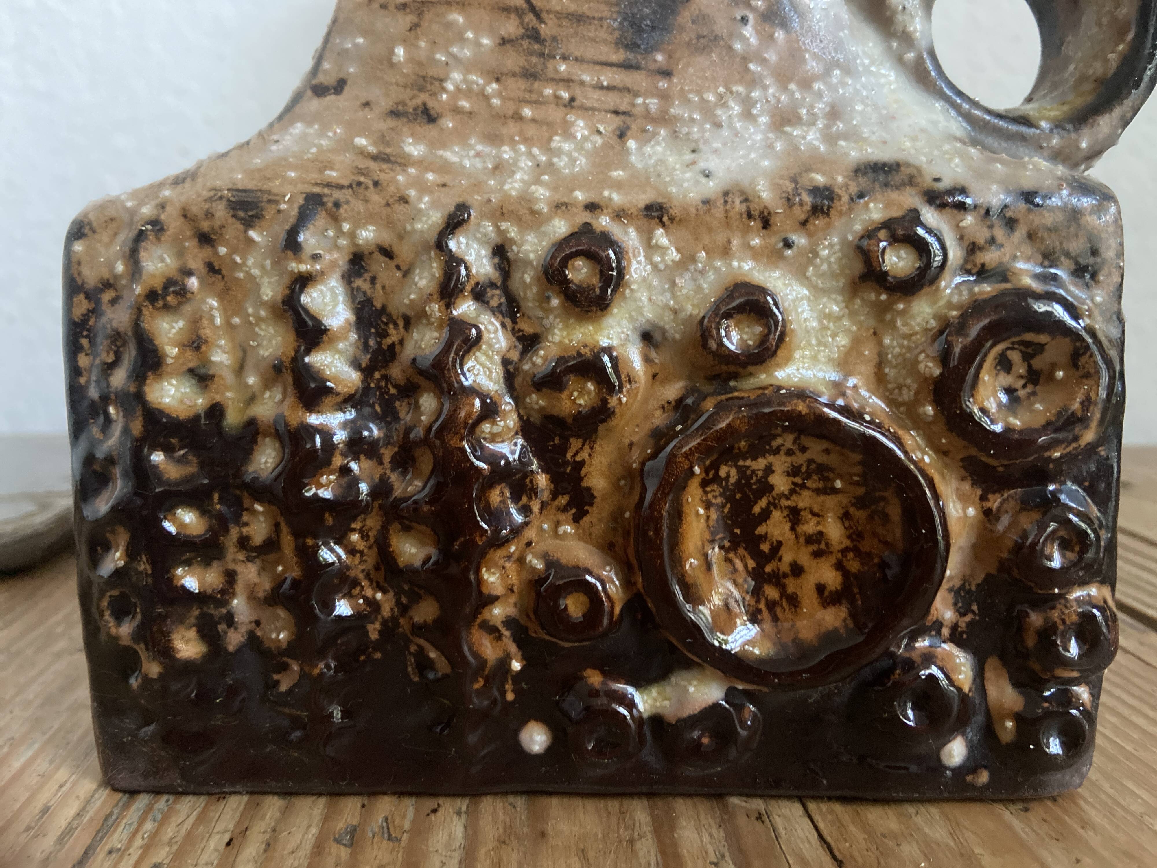 Ceramic vase "Cartens Tönnieshof" West Germany 1960s