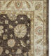 Tapis Ziegler en laine marron fait main - 167x251cm