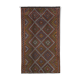 Turkish Geometric Jajim Flat-Weave Textile - Dining Room Kilim 5'3" X 8'10"