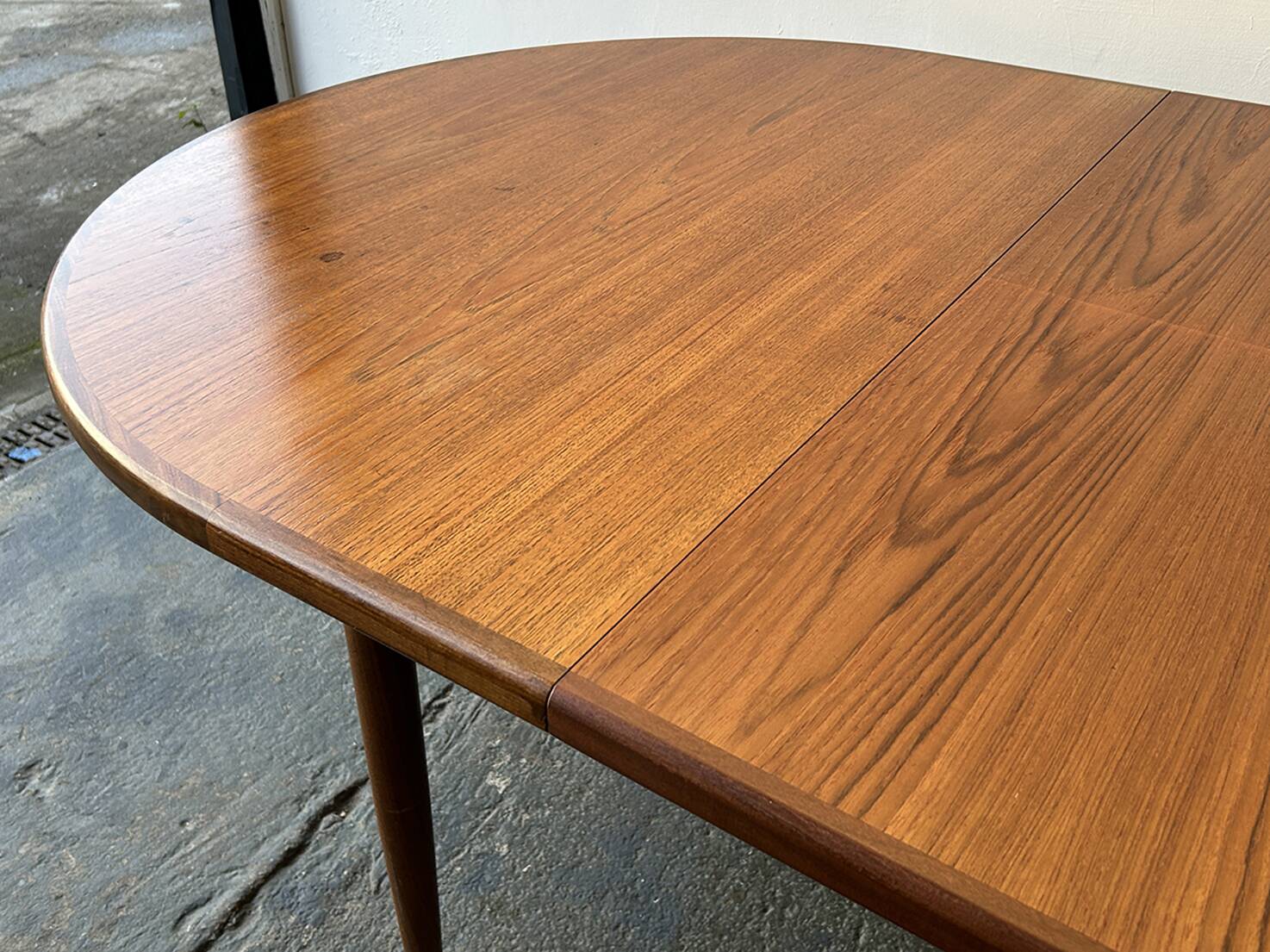 Table à manger ovale extensible vintage G Plan Fresco en teck, années 50