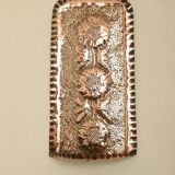 Single mid-century Swedish copper sconce