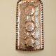 Single mid-century Swedish copper sconce