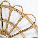 Vintage rattan headboard