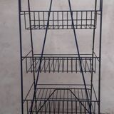Display metal store shelves