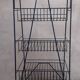 Display metal store shelves