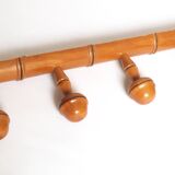 Wooden coat rack