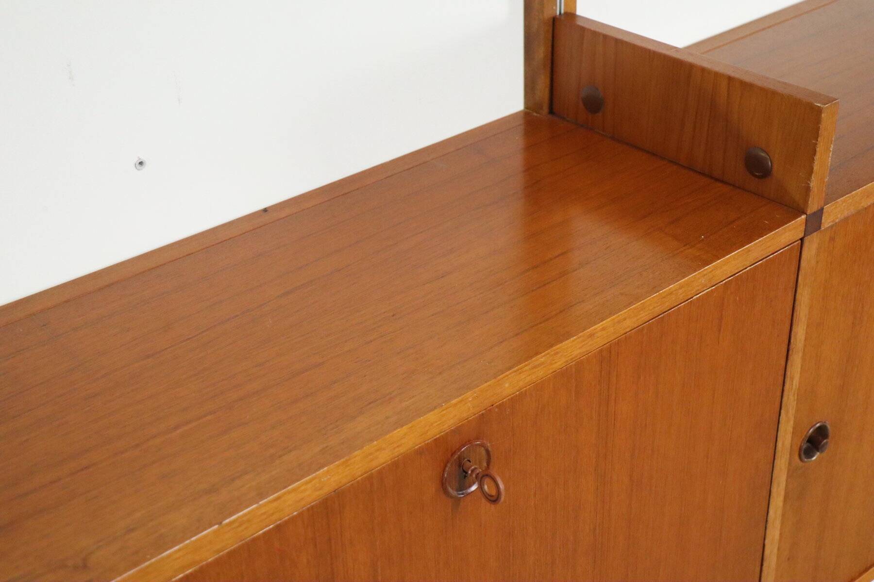 Modular wall bookcase, Minvielle edition by ARP – 1960