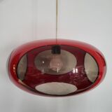 Vintage UFO red pendant lamp Luigi Colani