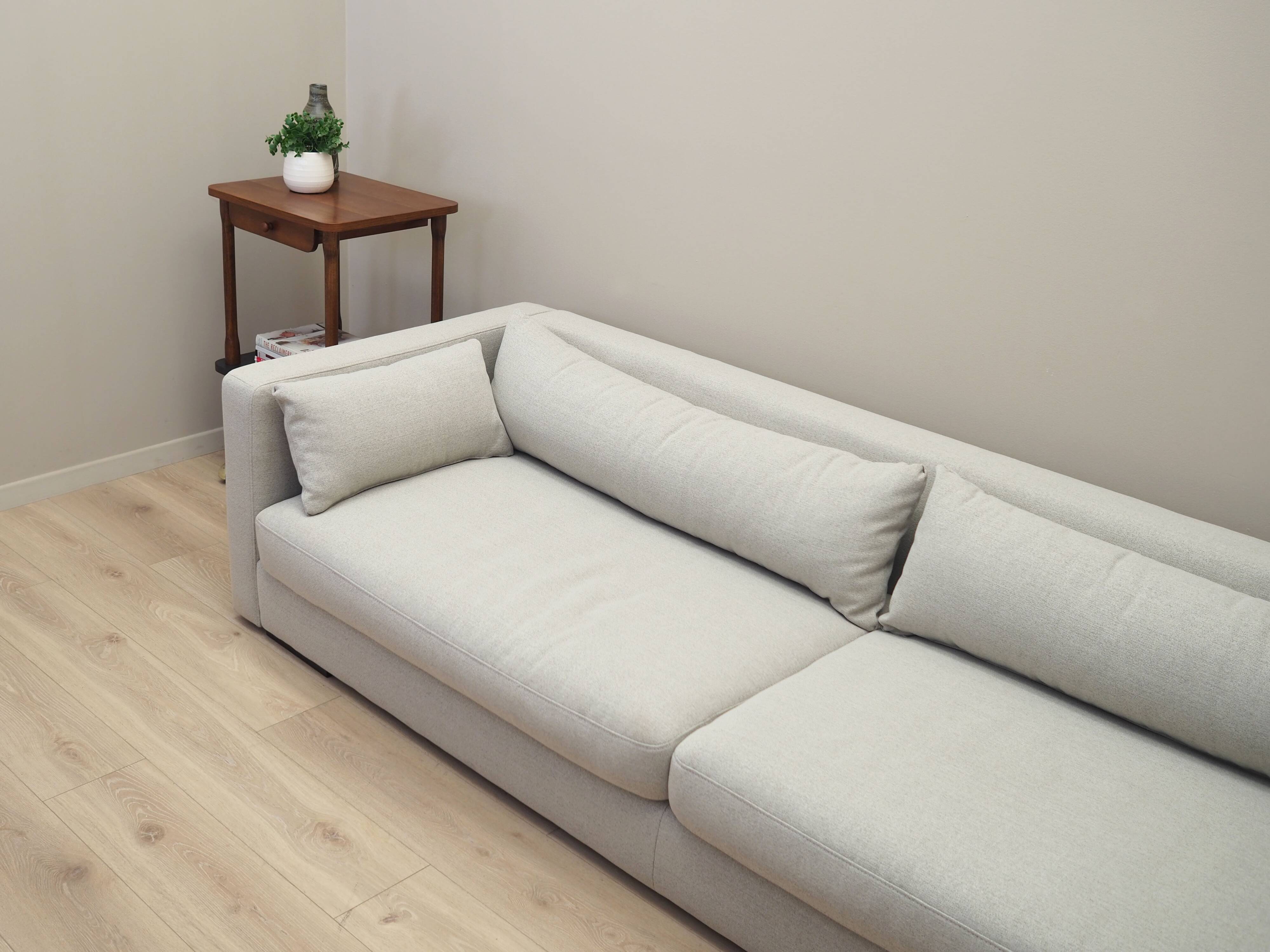Grey sofa, Scandinavian design, 00s